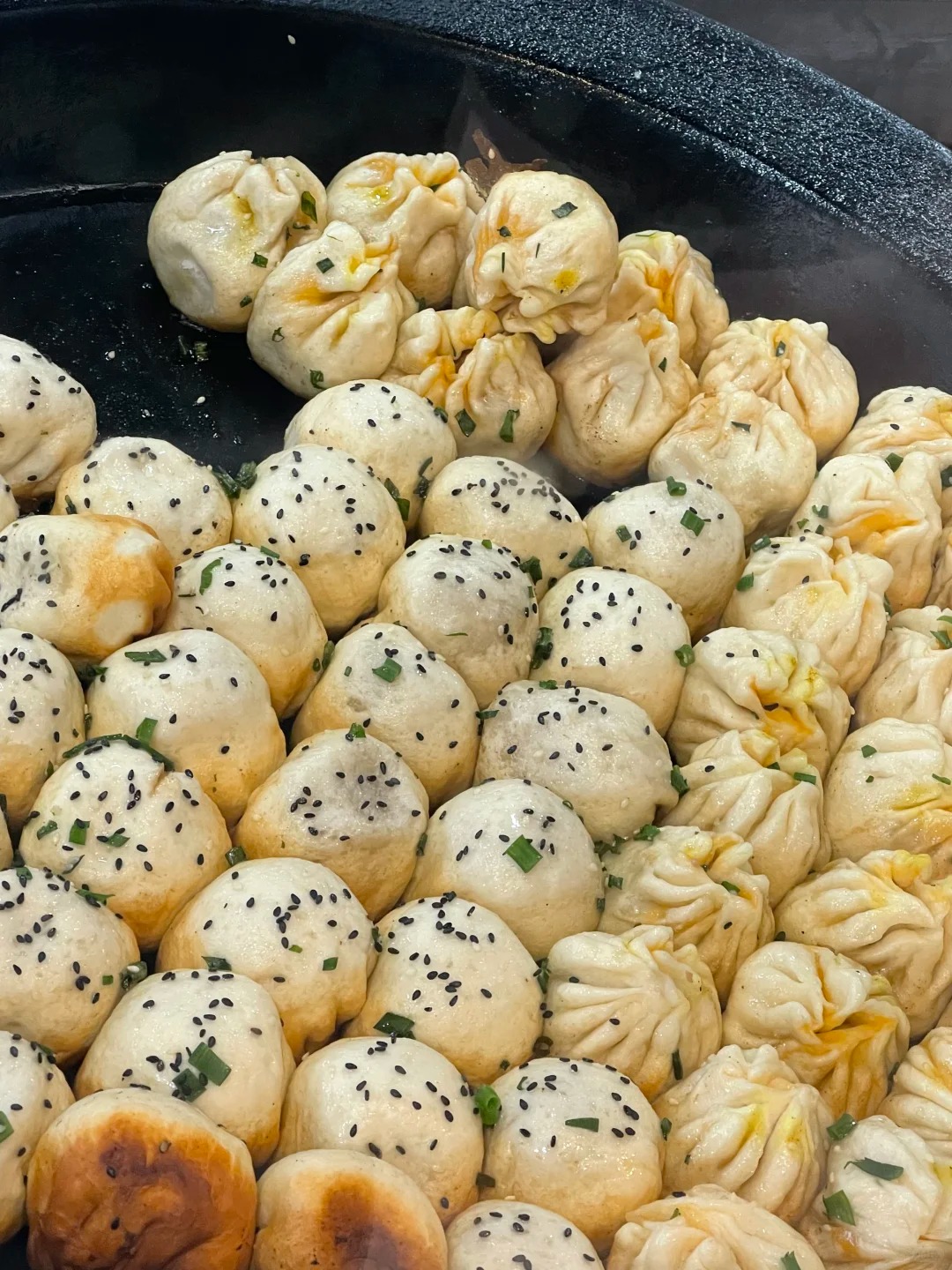Pan-fried buns